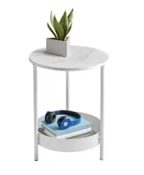 Журнальный столик ДСН-03777Г Вхите / DSN-03777G White