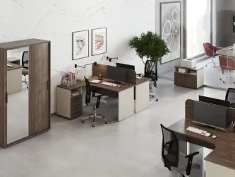 Комплект дверей высоких Нев Лине НЛН36355303 Дуб шамони темный / New Line NLN36355303