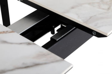 Стол раздвижной Комби Серамиc 140-180 Аутоматиc Натур/Лигхт марбле / Combi Ceramic Automatic Natur/Light marble