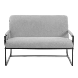 Диван Чарли ЛУКС/Чарли Люкс велюр/букле, ВТ шапе силвер / Charli LUX/Чарли VT shape silver