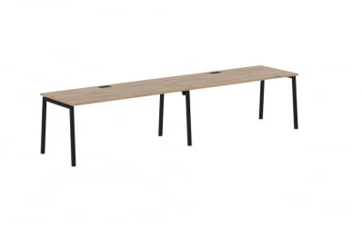 Бенч-система ЕДИС ЕЛВСТ 3580 Дуб Денвер светлый Черный / EDIS ELWST