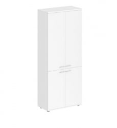 Шкаф высокий четырехдверный Сигма СГ.801.ВХ.ВХ.ВХ Белый / Sigma SG.801.WH.WH.WH