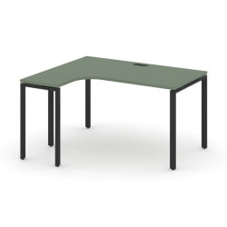 Стол эргономичный левый CОНCЕПТ CН.СА-001(Л) Кобо Черный / CONCEPT CN.SA-001(L)