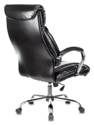 Кресло руководителя Бюрократ Т-9904НСЛ/БЛАCК-ПУ / T-9904NSL/BLACK-PU