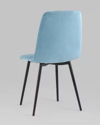 Стул Оливер велюр Пыльно-голубой / Oliver