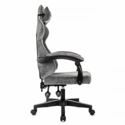 Кресло компьютерное БРАБИКС Шоотер ГМ-12, 2 подушки, ткань, серое / BRABIX Shooter GM-12,