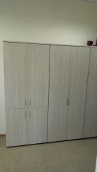 Шкаф высокий закрытый Глассй 6.19.131 Туя / Glassy