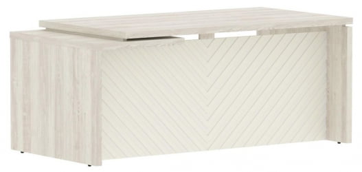 Стол руководителя правый Торр ЛУКС ТЛCТ 189 Р Сосна Эдмонд Латте / Torr LUX TLCT R