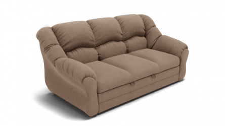 Диван Хост (ЗР) Цвет фасада: Светло коричневый; Тип: Прямой; Материал фасада: Металл/Велюр