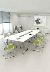 Стол складной Коннеcт 120х60х72.5см Белый / Connect