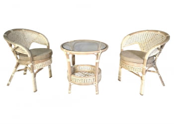 Комплект Пеланги дуэт, подушки на молнии Пеланги 02/15-6 натуральный / Pelangi