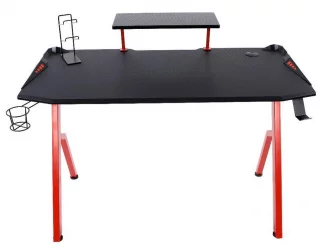 Геймерский стол СКИЛЛ CТГ-001 Красный / SKILL CTG-001