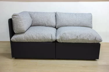 Диван двойной Кубэ с 1 подлокотником левым/правым модульный тафт / taft