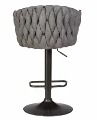 Стул барный ДОБРИН ЛЕОН Графитовая ткань ЛАР-275-21 / DOBRIN LEON LAR-275-21