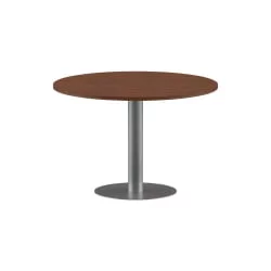 Конференц-стол на 4 человека ИМАГО ПРГ-100 Орех Французский-алюминий / IMAGO