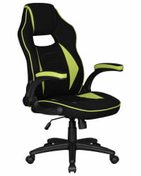 Кресло игровое ДОБРИН РИCК (черно-светло-зеленый) / DOBRIN RICK