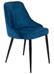 Стул для кухни Бюрократ КФ-5 Синий Велвет 29 / KF-5 Velvet