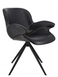 Стул Еверпроф Аурора Экокожа Черный / Everprof Aurora