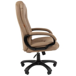Кресло офисное CХАИРМАН 600 экокожа Бежевый / CHAIRMAN