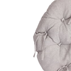 Кресло CЛОУДЕ рогожка/металл, 97х98х90-96см, серо-бежевый, 3М 16/2 / CLOUDE 3M