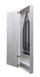 Шкаф со встроенной гладильной доской Ирон Бокс Еко (левый) Беленый дуб / Iron Box Eco