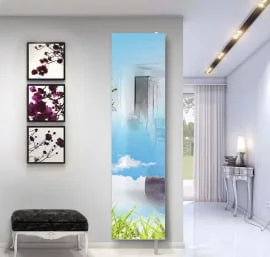 Поворотный зеркальный шкаф Драйв Шелф Арт (левый) Венге