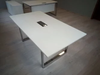 Стол переговорный ГЛОСС ЛИНЕ НСП-О.938 Иворй / GLOSS LINE Ivory