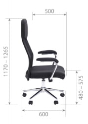 Кресло руководителя Чаирман CХ621 Серый / Chairman CH621