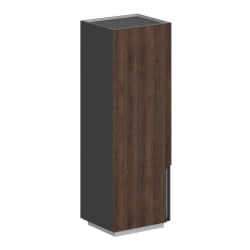 Гардероб левый Оливер ОЛ-20-16.ОС.ДТ.Л Оникс серый Дуб табак / Oliver OL-20-16.OS.DT.L