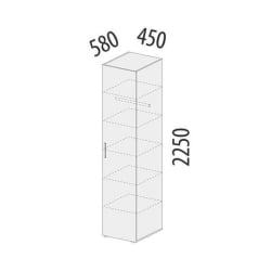 Детский шкаф Николь 901.10