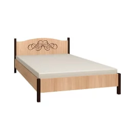 Кровать (1600) АДЕЛЕ 2 Дуб Сонома/Орех шоколадный(спальня) / ADELE