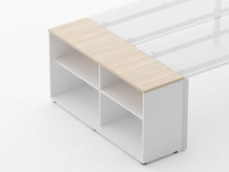 Тумба открытая Дека 9.01.145 Туя/Белый / Deka