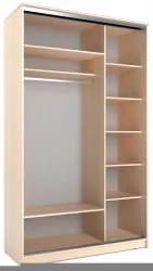 Шкаф-купе эконом Хит-23-17-15 Дуб млечный