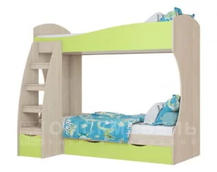 Кровать двухъярусная Пионер Кр26 Дуб сонома-лайм