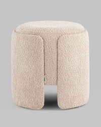 Пуф Такс букле (капучино) / Taks