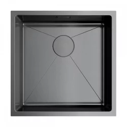 Мойка Омоикири Таки 44-У/Иф-Гм Нерж.Сталь/Вороненая Сталь / Omoikiri Taki 44-U/If-Gm