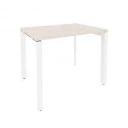 Стол рабочий на П-образном м/к ОНИКС О.МП-СП-1.7 Денвер Светлый/Белый / ONIX O.MP-SP-1.7