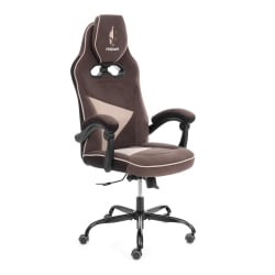 Кресло Арена металБЛ велюр, коричневый/бежевый, 6/7 / Arena metalBL