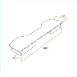 Надстройка СтрикеТоп (120) НЕО блаcк/блуе, черный/синяя кромка / StrikeTop NEO black/blue,
