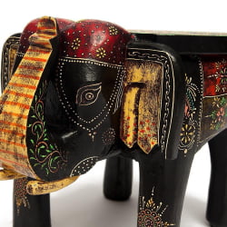 Столик Сеcрет Де Маисон СЛОН ( мод. ЕТ-001) дерево, 44х44х44см, этническая роспись / Secret De Maison SLON mod. ET-001)