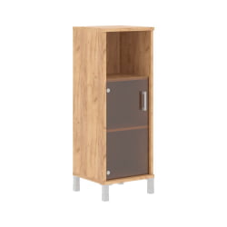 Стеллаж стекло тонированное В421.5 Л Дуб Бофорд / L