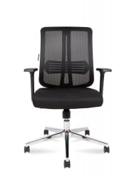 Кресло офисное ТЕМА СХРОМЕ ЛБ Черный / TEMA СHROME LB