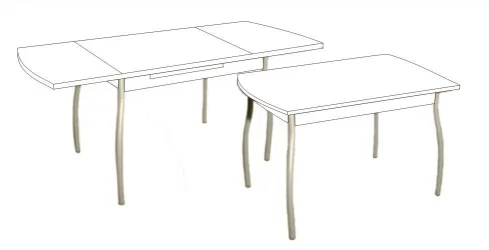 Обеденный стол З 300 (металлик) / Z