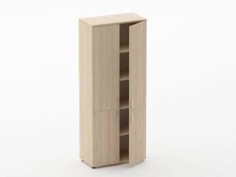 Шкаф высокий закрытый Глассй 6.19.131 Туя / Glassy