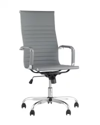 Кресло руководителя ТопЧаирс Сити Серое / TopChairs City