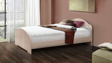 Кровать двуспальная на уголках №1 1400*1900 Клен