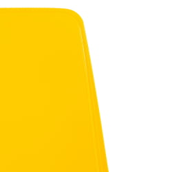 Стул ГЕНИУС (мод 75) металл/пластик, 46кс56кс84cм, желтый/ножки хром / GENIUS (mod 46x56x84cм,