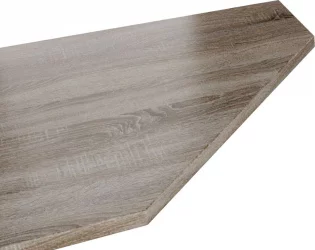 Крышка стола торцевая 1,5м С(п)40Т_60-150 Р правая дуб сонома трюфель / R