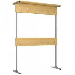 Вешалка напольная двухсторонняя АЛц.ВДМ-24