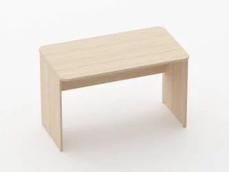 Стол прямой Гласси 1.10.12 Дуб молочный / Glassy